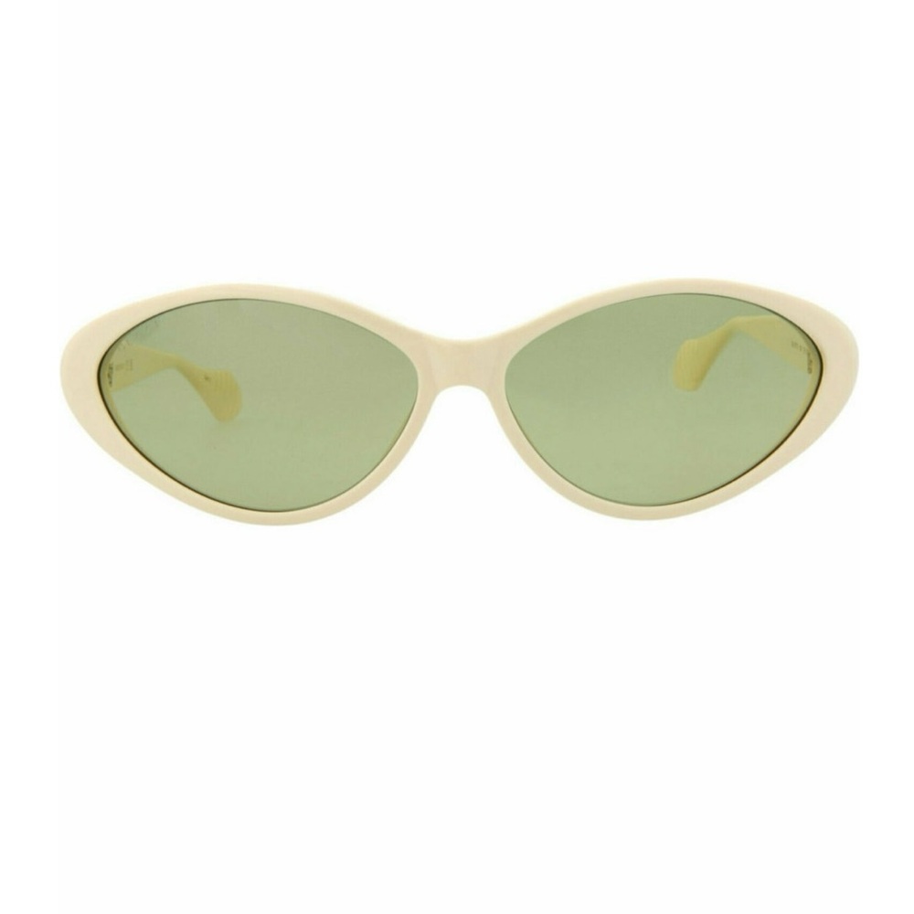 Gucci Oval Sunglasses in ivory